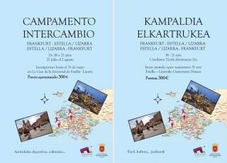 Campamentos de intercambio. (Estella/Lizarra - Frankfurt)