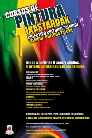 Cursos de pintura. Colectivo cultural Almudi